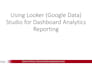 create looker studio dashboard